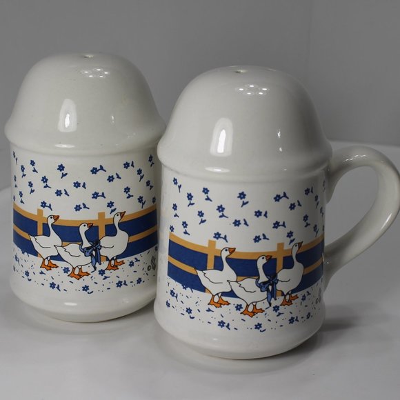 Country Geese Salt and Pepper Shakers